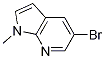 Structure of Methyl 5-bromo-1H-pyrrolo[2,3-b]pyridine-2-carboxylate
