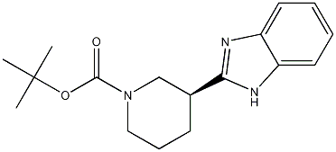(S)-2-(N-BOC-piperidin-3-yl)-1H-benzoimidazole结构式