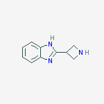 2-(3-AZETIDINYL)-1H-BENZIMIDAZOLE结构式