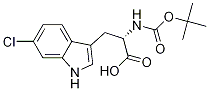 L-N-BOC-6-氯色氨酸结构式