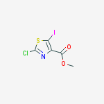 Structure of Methyl 2-chloro-5-iodo-1,3-thiazole-4-carboxylate