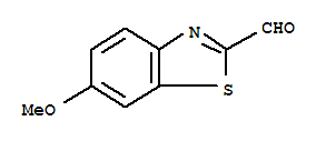 2-Benzothiazolecarboxaldehyde,6-methoxy-结构式