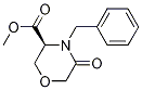 (S)-4-苄基-5-氧代-3-吗啉甲酸甲酯结构式