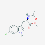 Structure of (R)-N-ACETYL-6-CHLORO-TRP-OME