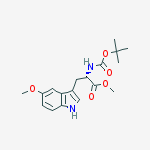 Structure of Methyl (S)-2-(N-Boc-Amino)-3-(5-methoxyindol-3-yl)propionate