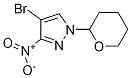 Structure of 4-bromo-3-nitro-1-(tetrahydro-2H-pyran-2-yl)- 1H-pyrazole