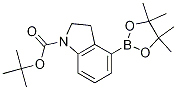 Structure of tert-Butyl 4-(4,4,5,5-tetraMethyl-1,3,2-dioxaborolan-2-yl)indoline-1-carboxylate