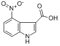 Structure of 4-NITROINDOLE-3-CARBOXYLIC ACID