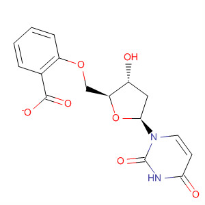 Structure of Uridine, 2'-deoxy-, 5'-benzoate