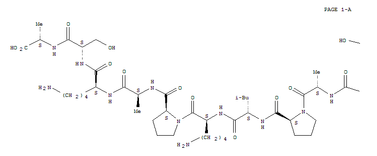 Structure of insulin-like growth factor I (57-70)