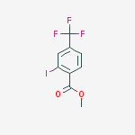 Structure of Methyl 2-iodo-4-(trifluoromethyl)benzoate
