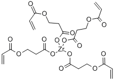 Structure of ZIRCONIUM CARBOXYETHYL ACRYLATE 60 IN &