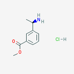 Structure of (R)-3-(1-Amino-ethyl)-benzoic acid methyl ester hydrochloride