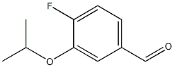 Structure of 4-Fluoro-3-isopropoxybenzaldehyde