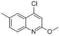 Structure of 4-CHLORO-2-METHOXY-6-METHYLQUINOLINE