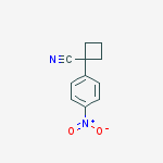 Structure of 1-(4-NITROPHENYL)CYCLOBUTANECARBONITRILE