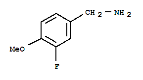 3-氟-4-甲氧苄胺结构式