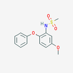 Structure of N-(5-Methoxy-2-phenoxyphenyl)methanesulfonamide