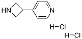 Structure of 4-(azetidin-3-yl)pyridine dihydrochloride