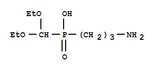 Structure of CGP 35348; (3-AMINOPROPYL)(DIETHOXYMETHYL)PHOSPHINIC ACID