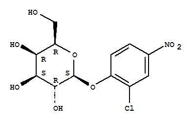 Structure of 2-CHLORO-4-NITROPHENYL-BETA-D-GALACTOPYRANOSIDE