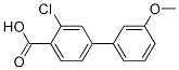 Structure of 2-CHLORO-4-(3-METHOXYPHENYL)BENZOIC ACID