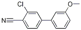 2-Chloro-4-(3-Methoxyphenyl)benzonitrile结构式
