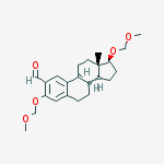 Structure of 2-FORMYL-3,17-O-BIS(METHOXYMETHYL)ESTRADIOL
