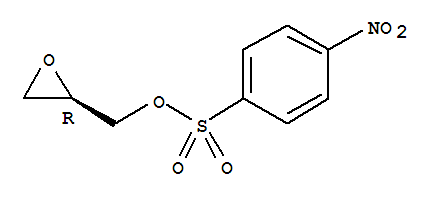 Structure of (R)-(-)-Glycidyl-4-nitrobenzenesulfonate