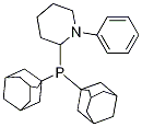Structure of 2-(Di-1-adamantylphosphino)phenylpiperidine