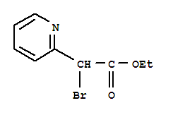 Structure of ETHYL 2-BROMO-(2-PYRIDINYL)ACETATE