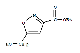 5-羟甲基异噁唑-3-甲酸乙酯结构式