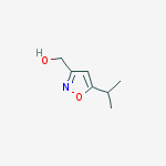 Structure of (5-isopropylisoxazol-3-yl)methanol