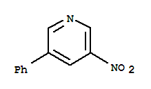 3-NITRO-5-PHENYLPYRIDINE结构式