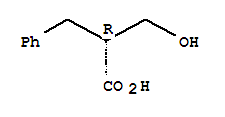 (S)- 2 -(羟甲基)- 3-苯丙酸结构式