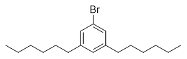 Structure of 1-BROMO-3,5-DIHEXYLBENZENE