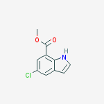 Structure of 5-Chloro-indole-7-carboxylic acid methyl ester
