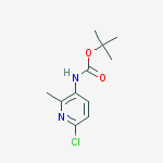 Structure of tert-butyl 6-chloro-2-methylpyridin-3-ylcarbamate