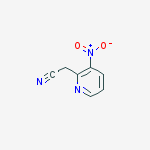 2-(3-Nitropyridin-2-yl)acetonitrile结构式