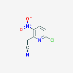 Structure of (6-Chloro-3-nitro-pyridin-2-yl)-acetonitrile
