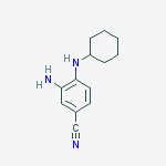 Structure of 3-Amino-4-(cyclohexylamino)benzonitrile