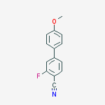 2-Fluoro-4-(4-methoxyphenyl)benzonitrile结构式