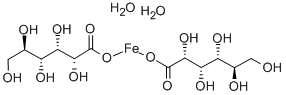 Structure of FERROUS GLUCONATE DIHYDRATE
