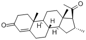 Structure of 16ALPHA-METHYL-4-PREGNENE 3,20-DIONE