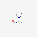 Structure of 2-PYRROLIDIN-1-YL-PROPIONIC ACID