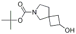 Chemical structure of tert-Butyl 2-hydroxy-6-azaspiro[3.4]octane-6-carboxylate