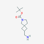 Structure of 2-(aminomethyl)-6-Azaspiro[3.4]octane-6-carboxylic acid 1,1-dimethylethyl ester