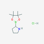 H-Boroproline Pinacol Hydrochloride结构式