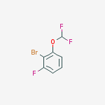 Structure of 2-BroMo-1-(difluoroMethoxy)-3-fluorobenzene