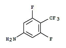Structure of 4-AMINO-2,6-DIFLUOROBENZOTRIFLUORIDE